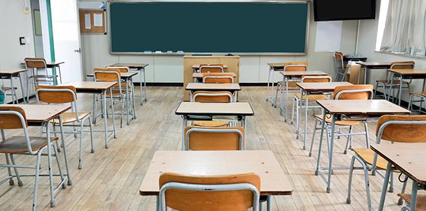 Empty classroom